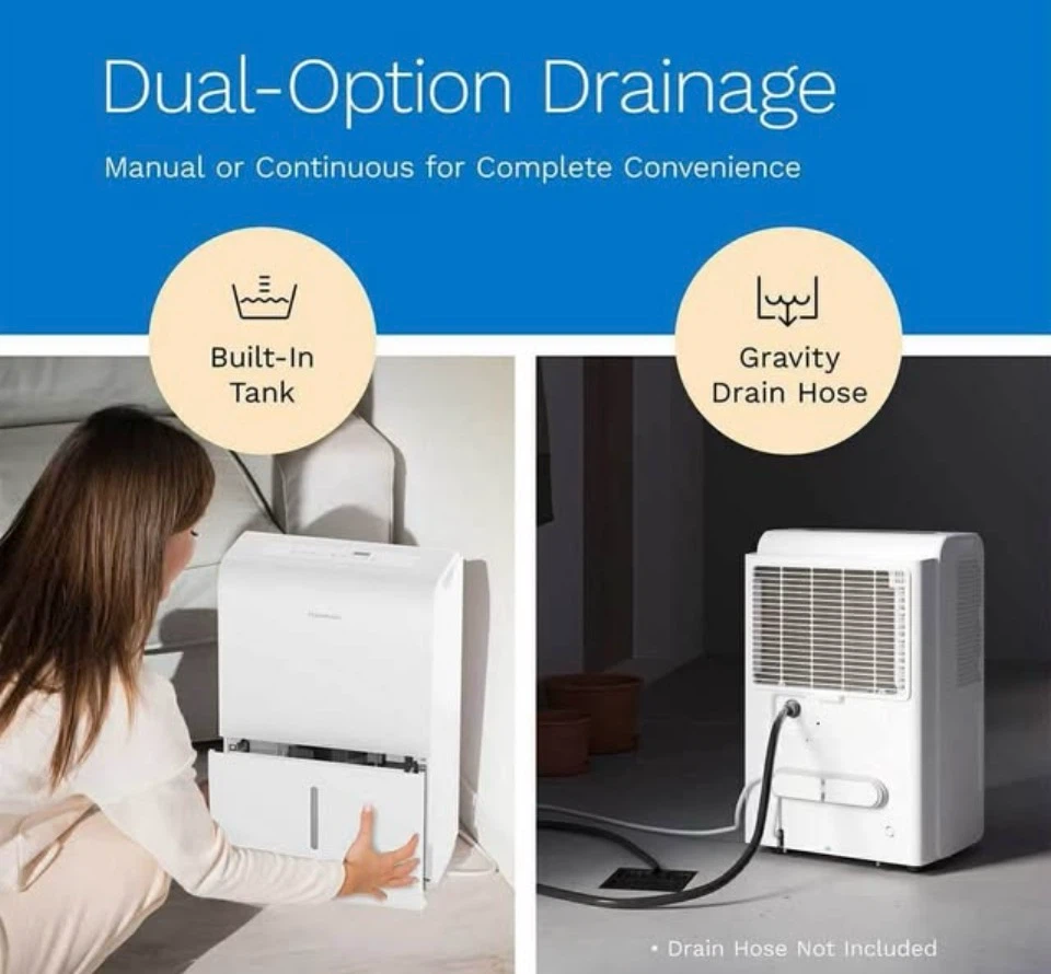 Dehumidifier 50 Pint with Wi-Fi and App Control - photo 3