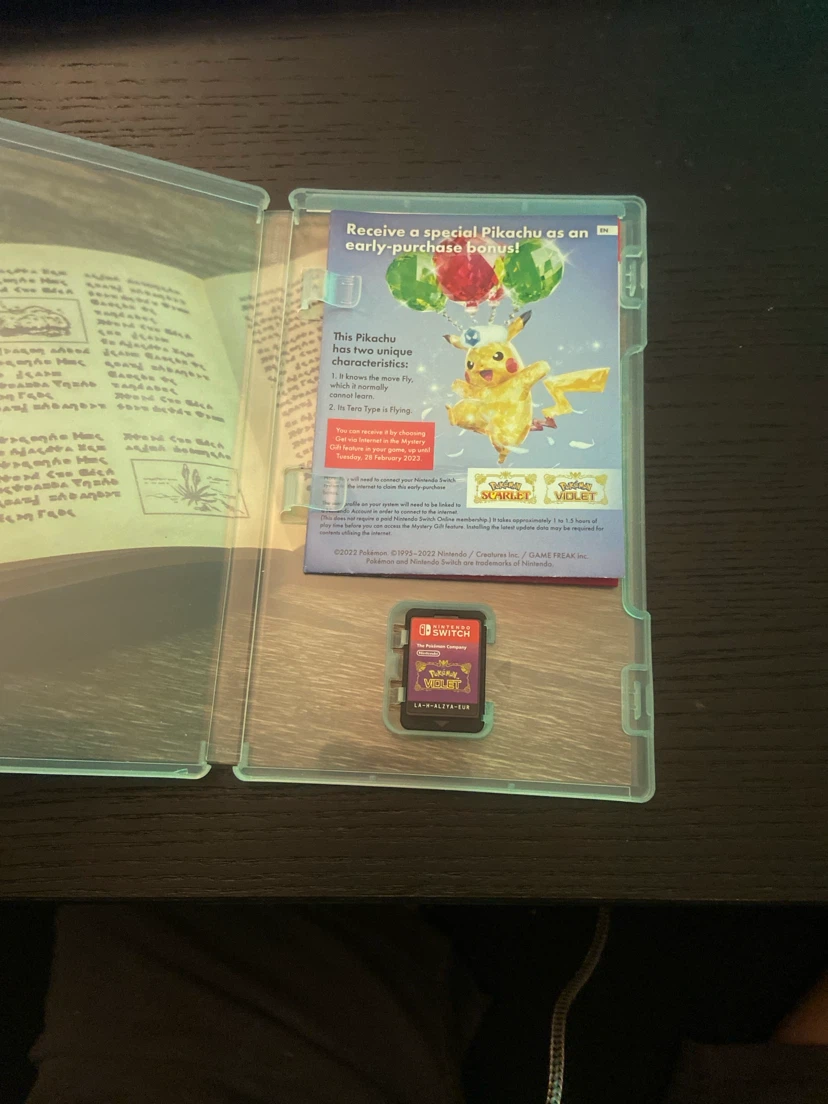 Nintendo Switch Pokemon Violet Game - photo 3