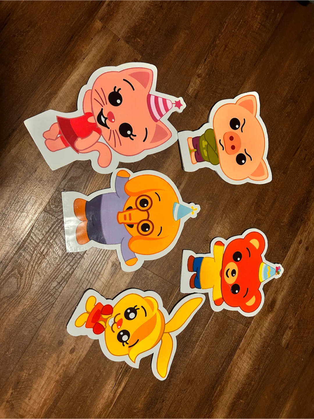 Plim Plim Character Cutouts