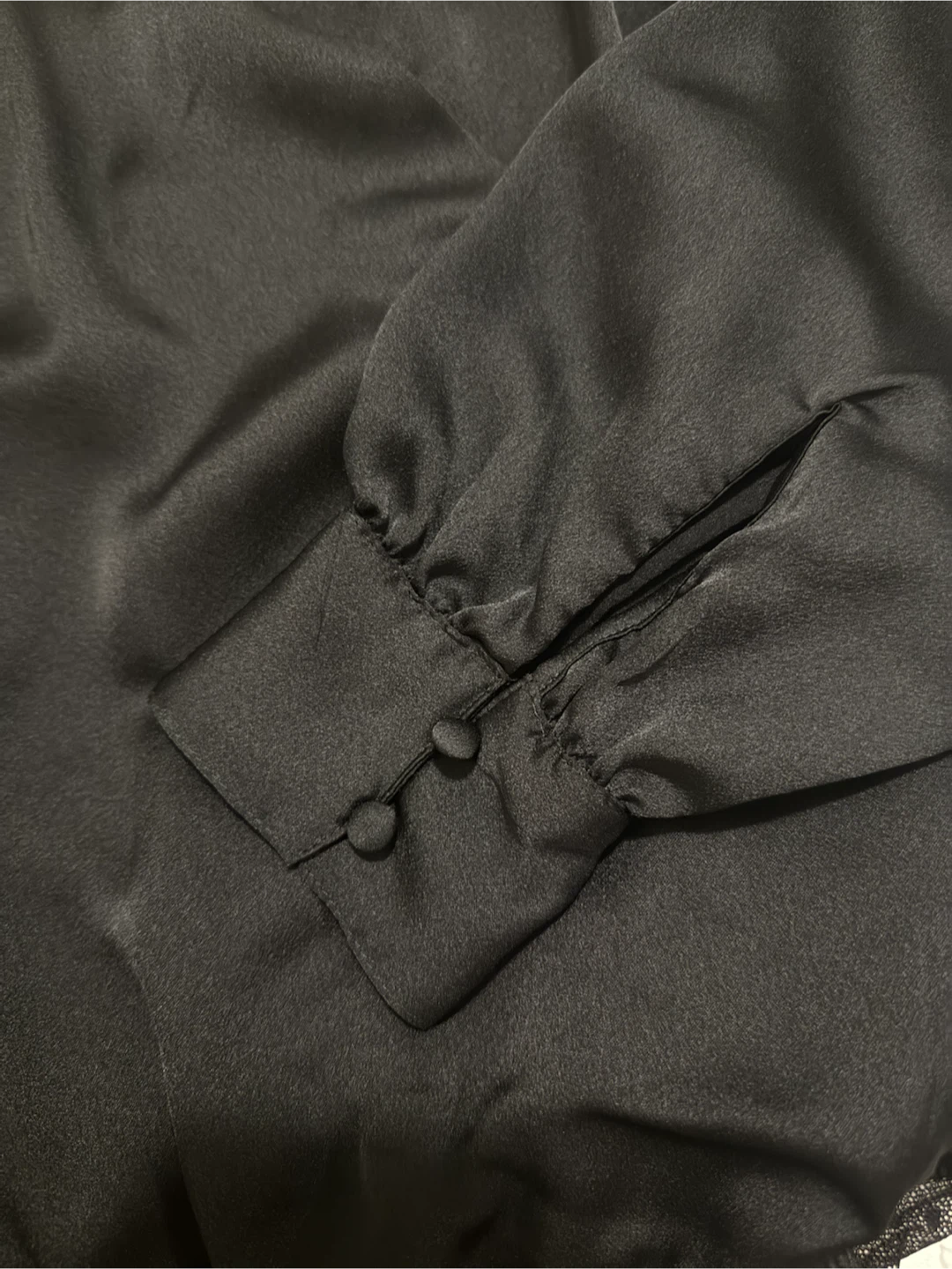 Abercrombie & Fitch Black Satin Bodysuit - M - photo 4
