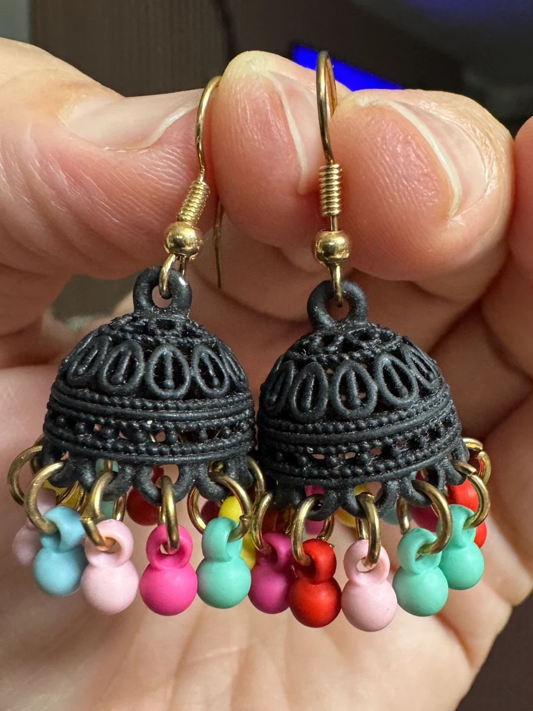 Pakistani jhumka earings - photo 3
