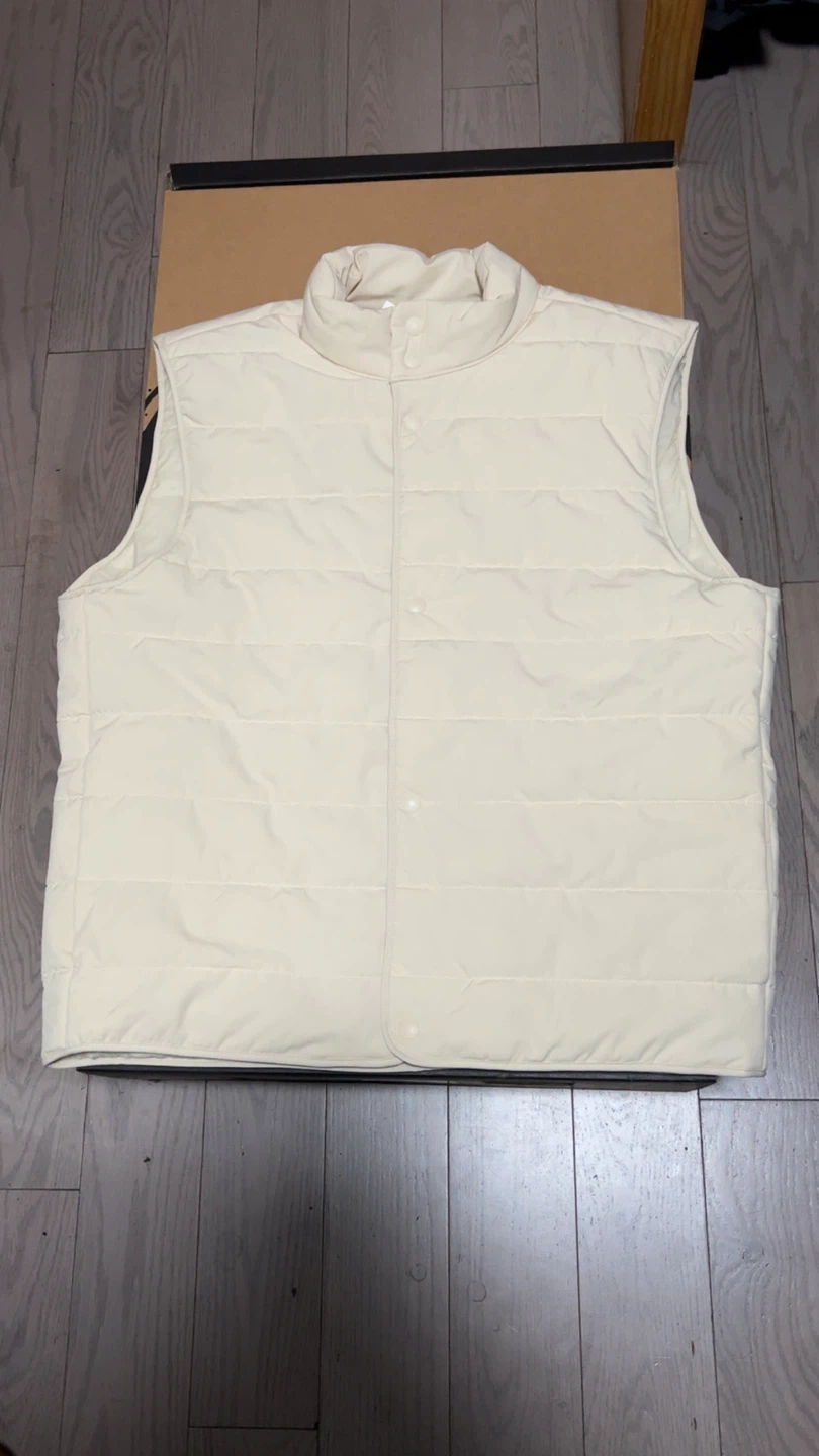 Zara Puffer Vest Cream Size L - photo 2