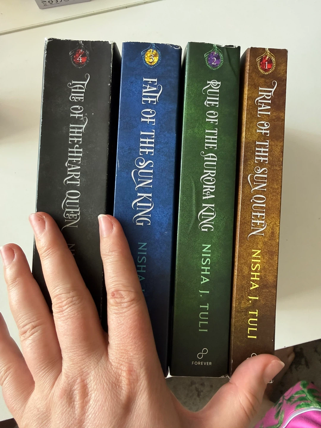 *Signed* Trial of the Sun Queen series by Nisha J. Tuli - photo 2