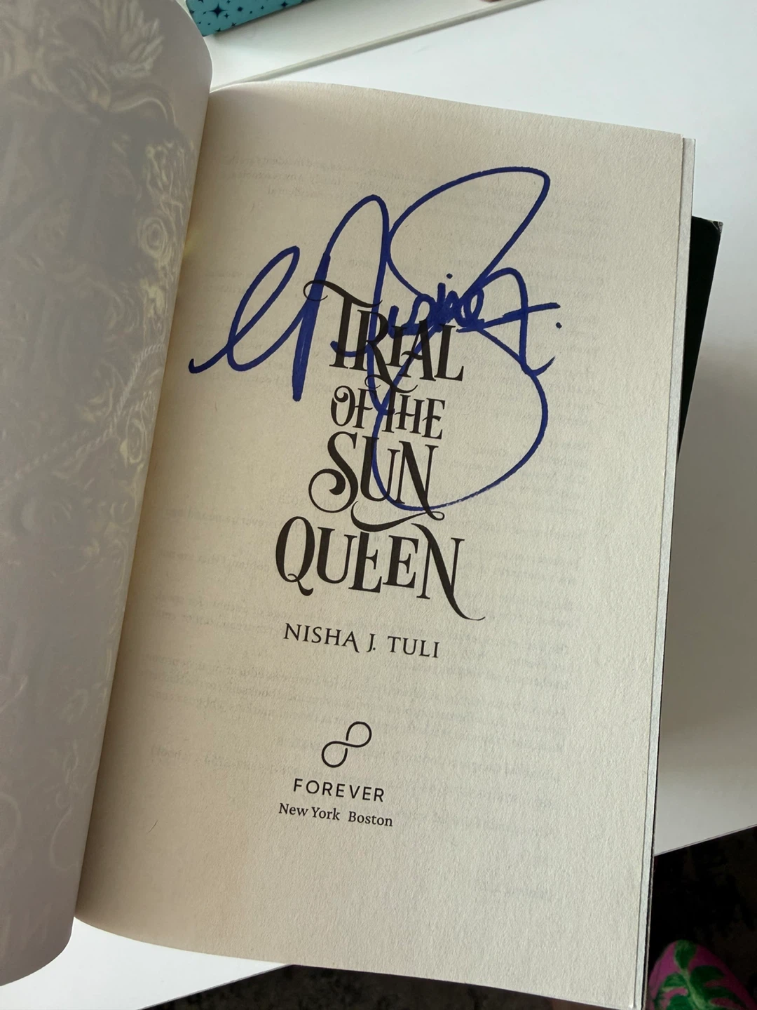 *Signed* Trial of the Sun Queen series by Nisha J. Tuli - photo 4
