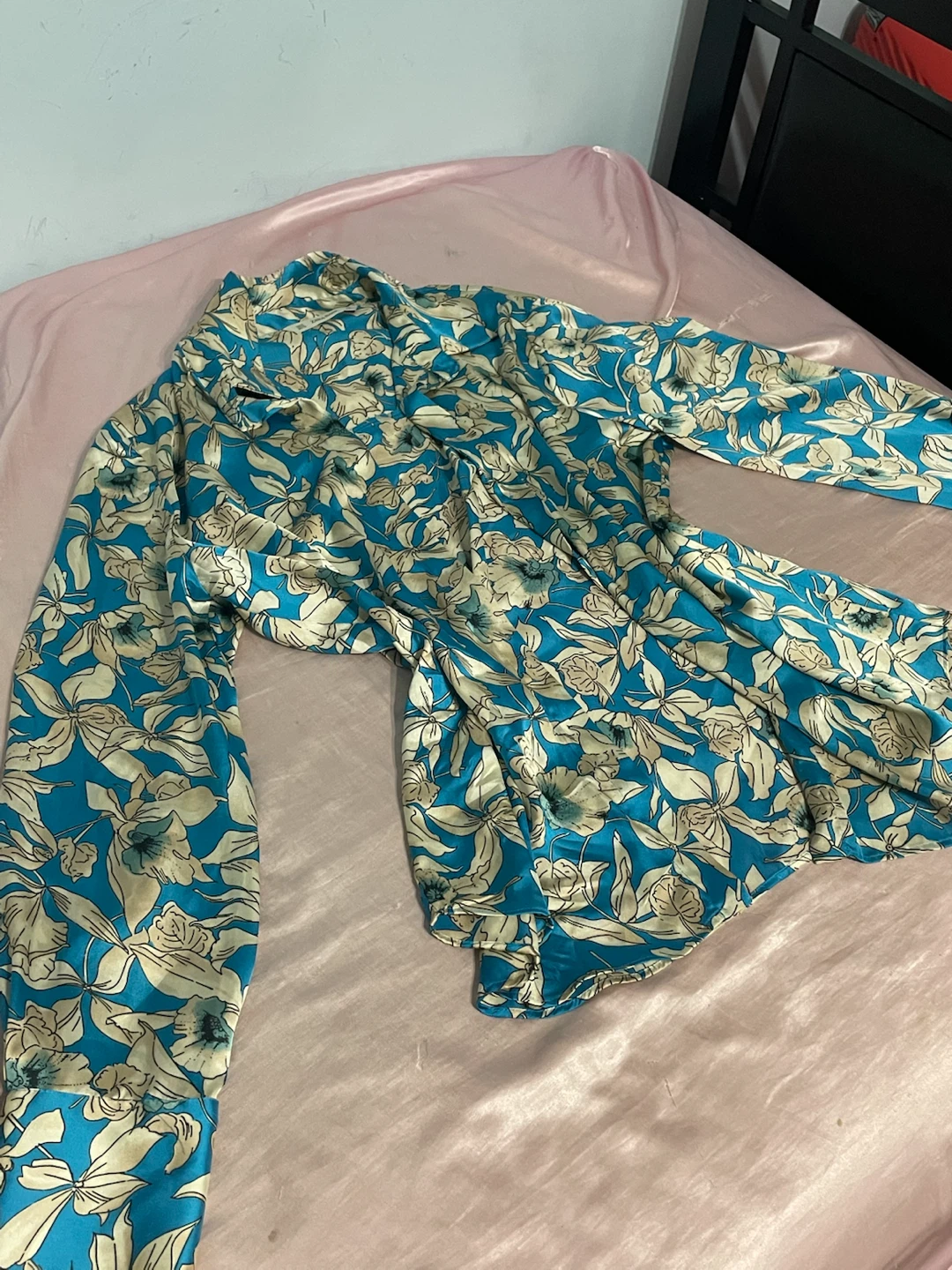 Women's Floral Print Long Sleeve Blouse