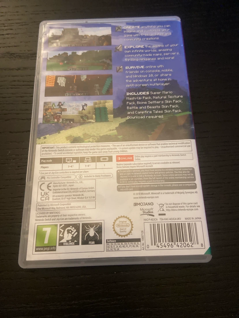 Minecraft Nintendo Switch Game - photo 2
