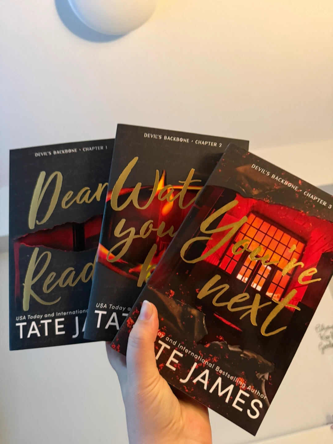 *signed* Devils Backbone series by Tate James