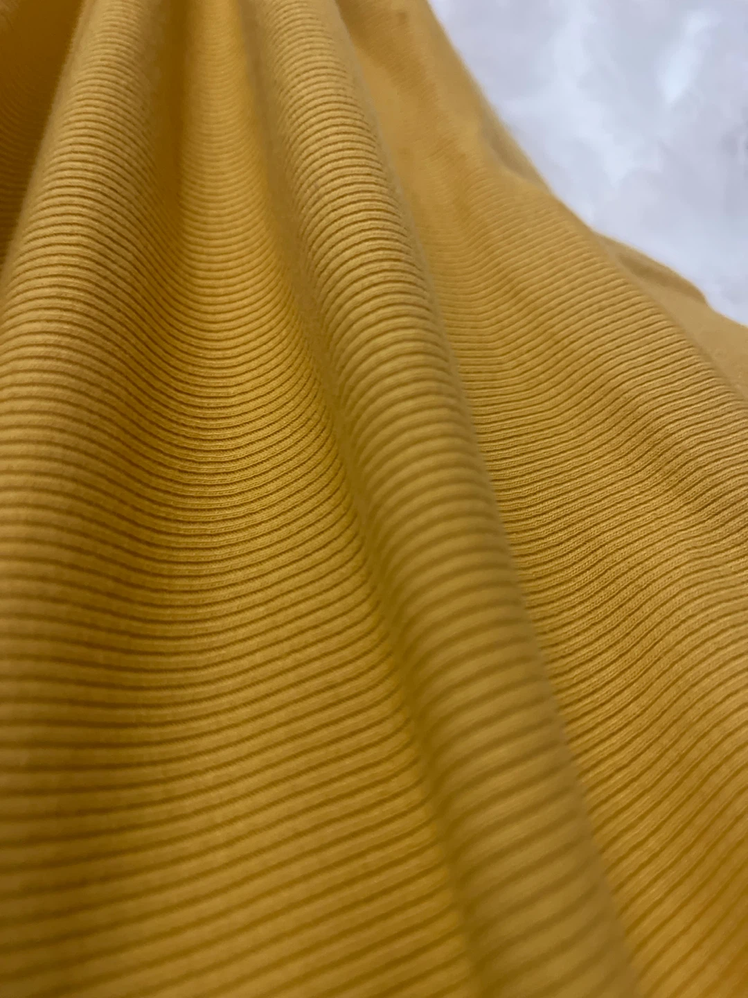 Yellow Ribbed Midi Skirt - photo 2