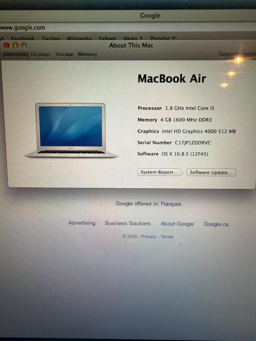 Apple MacBook Air Laptop - photo 3