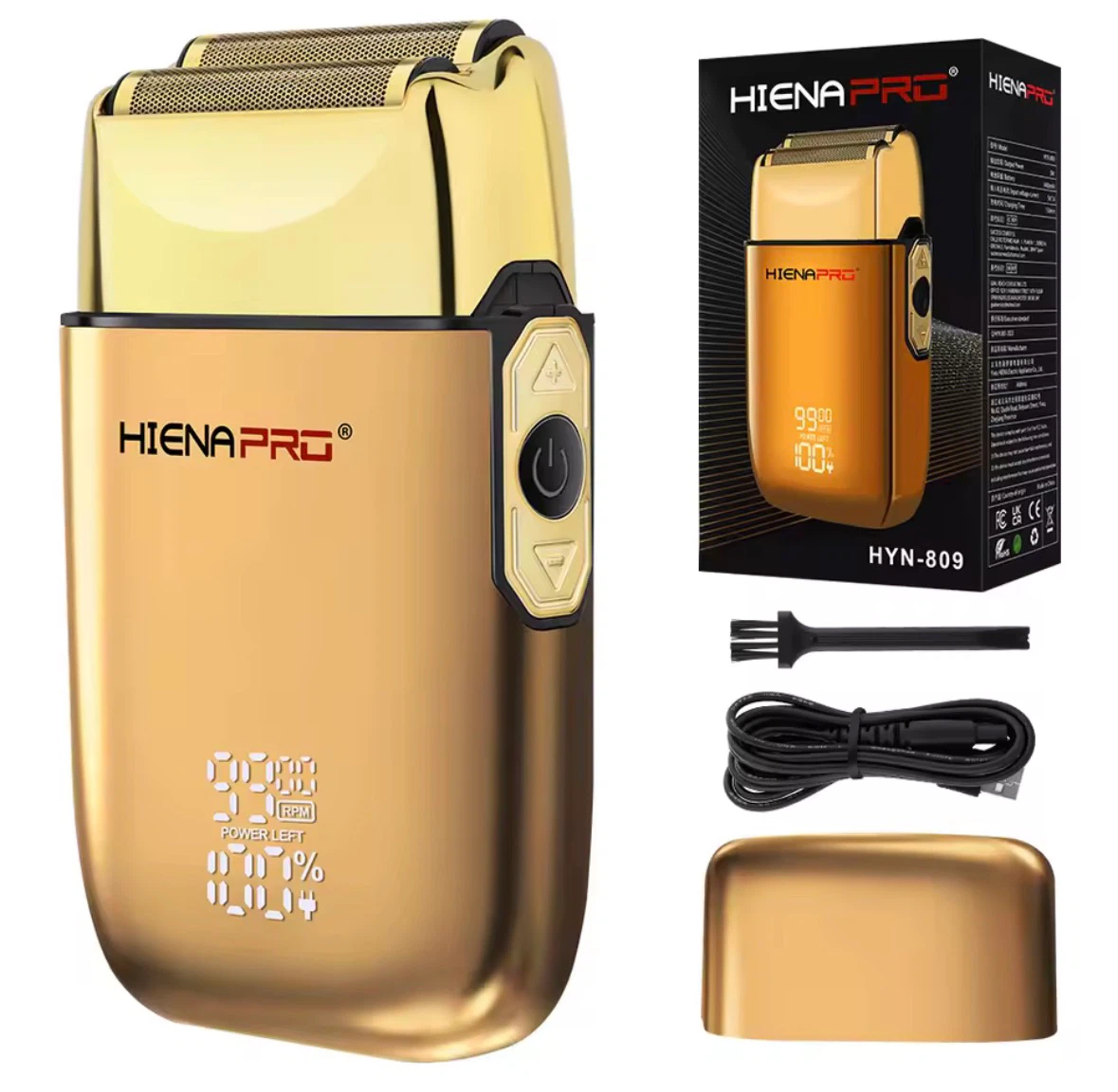 HIENAPRO HYN-809 Gold Electric Foil Shaver