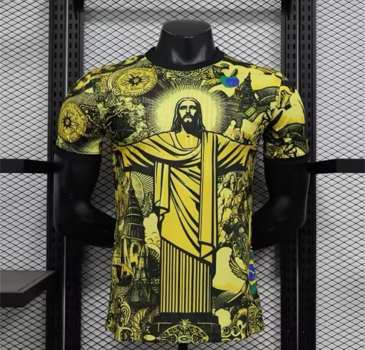 Yellow Jesus Christ Graphic T-Shirt - photo 2