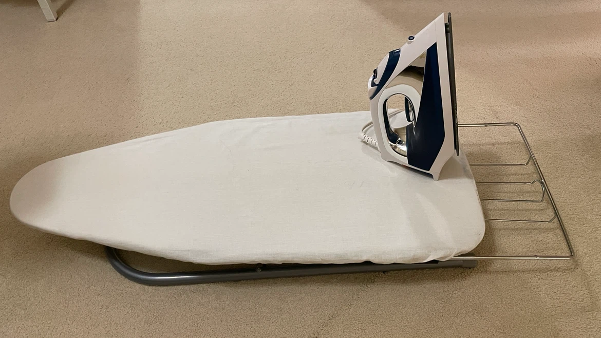 Ironing Board with Iron