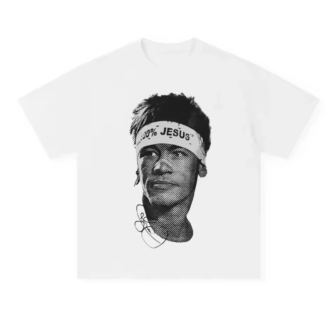 White Graphic T-Shirt - photo 2
