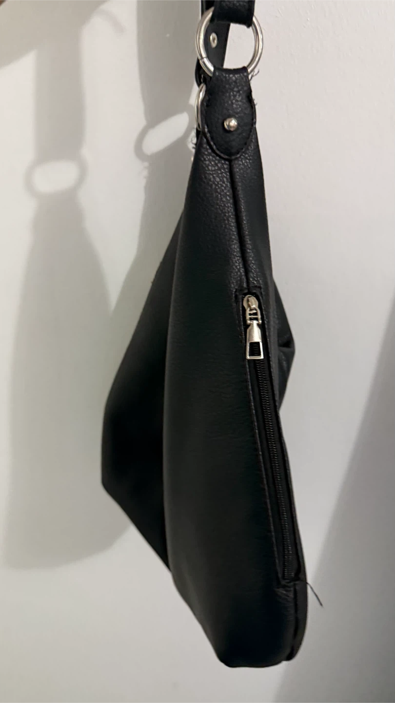 Black Leather Shoulder Bag - photo 4