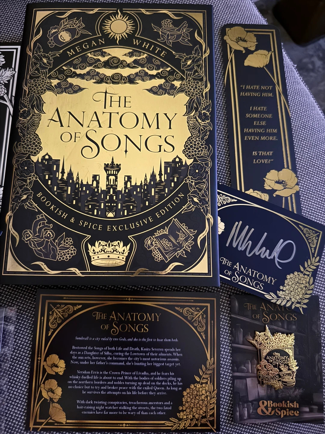 Bookish & Spice Megan White ~ Anatomy of Song & Gods - photo 2