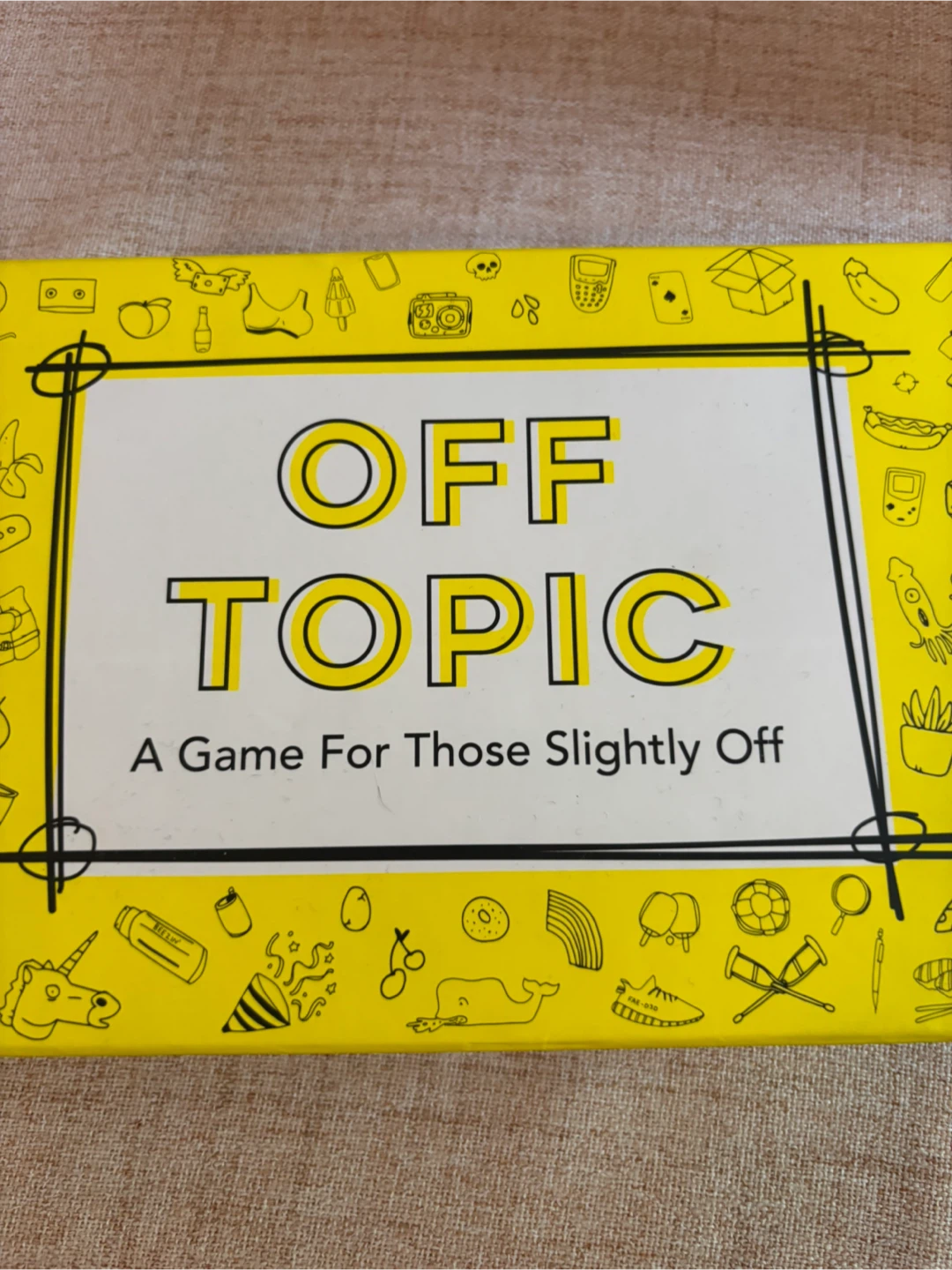 OFF TOPIC A Game For Those Slightly Off Card Game