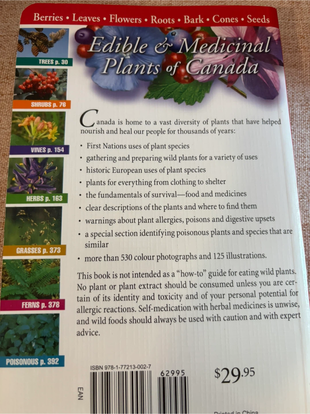 Edible & Medicinal Plants of Canada Book - photo 2