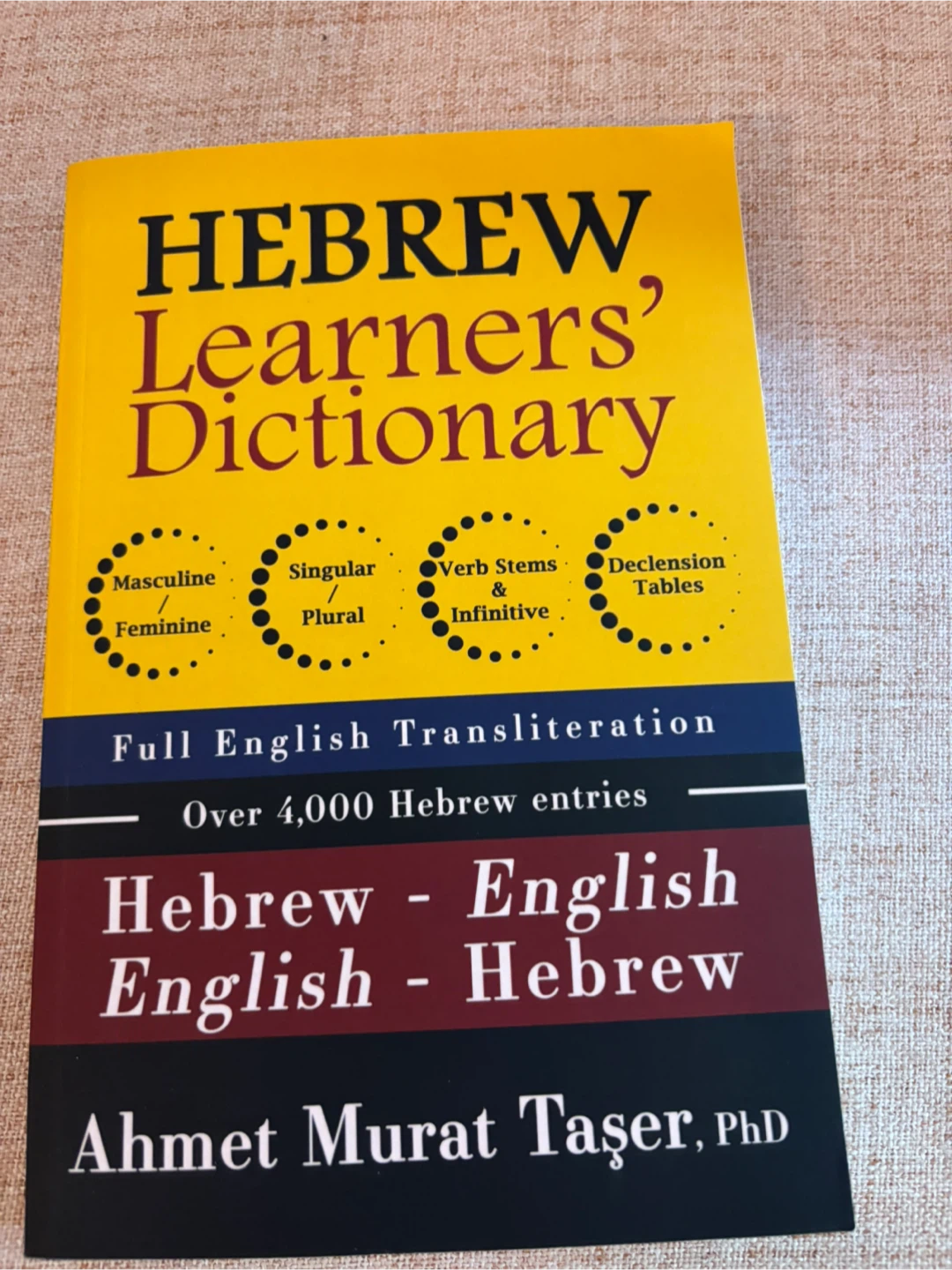 Hebrew Learners' Dictionary by Ahmet Murat Taşer, PhD