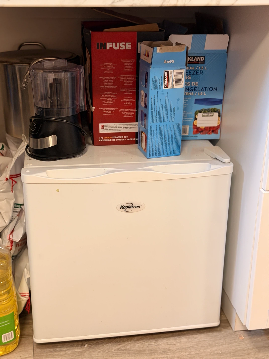 Koolatron White Mini Fridge