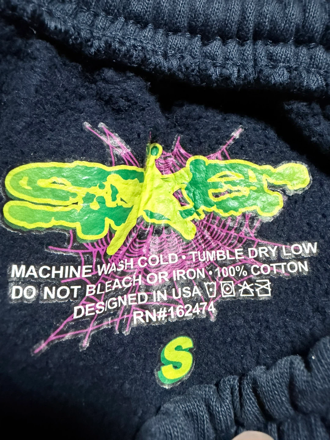 AUTHENTIC SP5DER OG Web Navy Sweatpants - photo 2