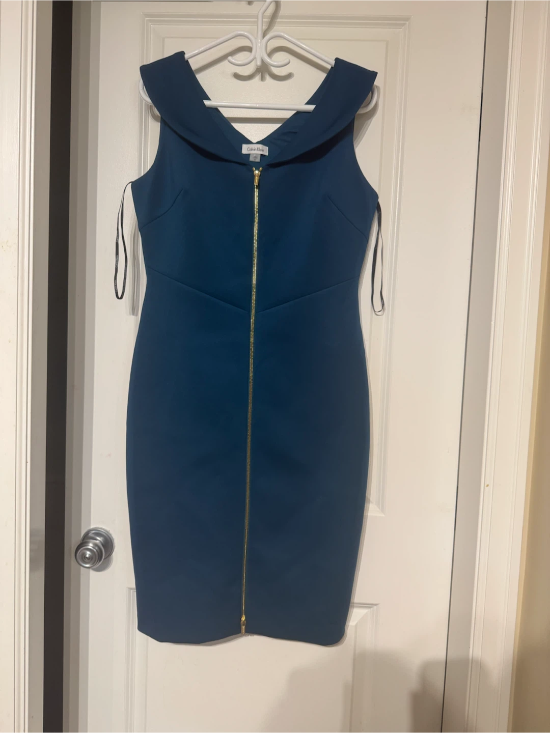 Calvin Klein Teal Sheath Dress - Size 12 - photo 2
