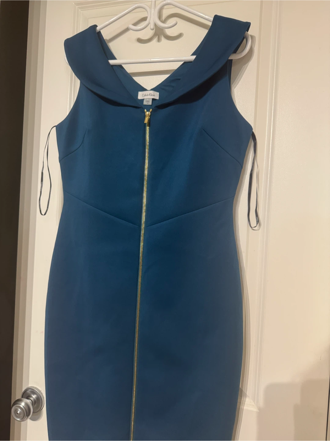 Calvin Klein Teal Sheath Dress - Size 12 - photo 3