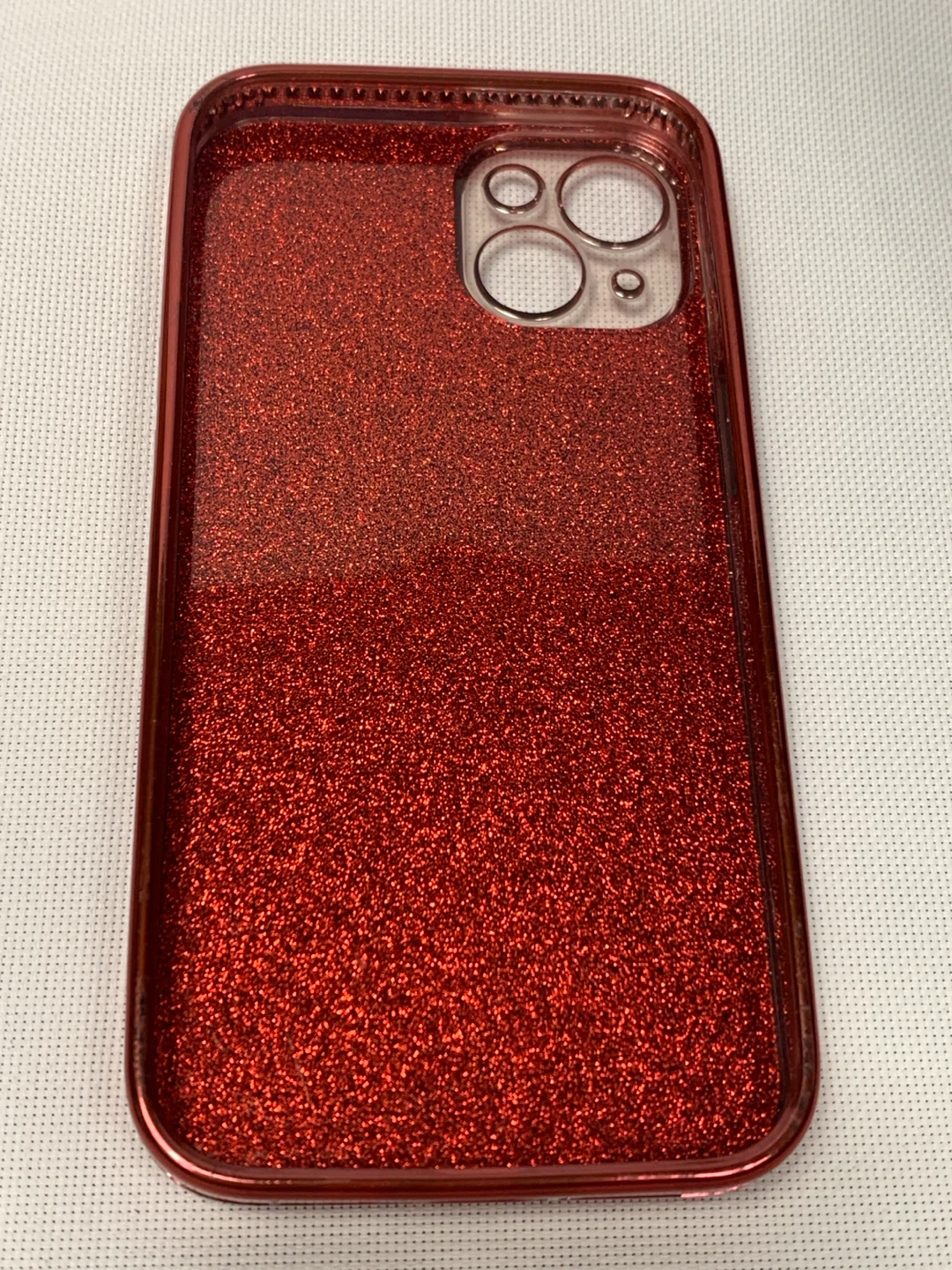 Red Glitter iPhone 12 Pro Max Case with Ring Holder - photo 4