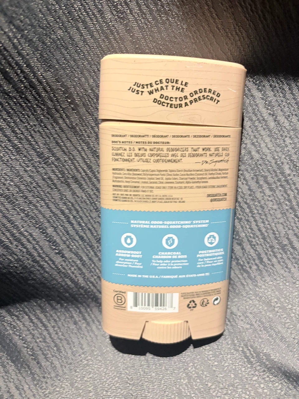 Dr. Squatch Odor Squatching Coastal Mist Deodorant 2.65 oz - photo 2