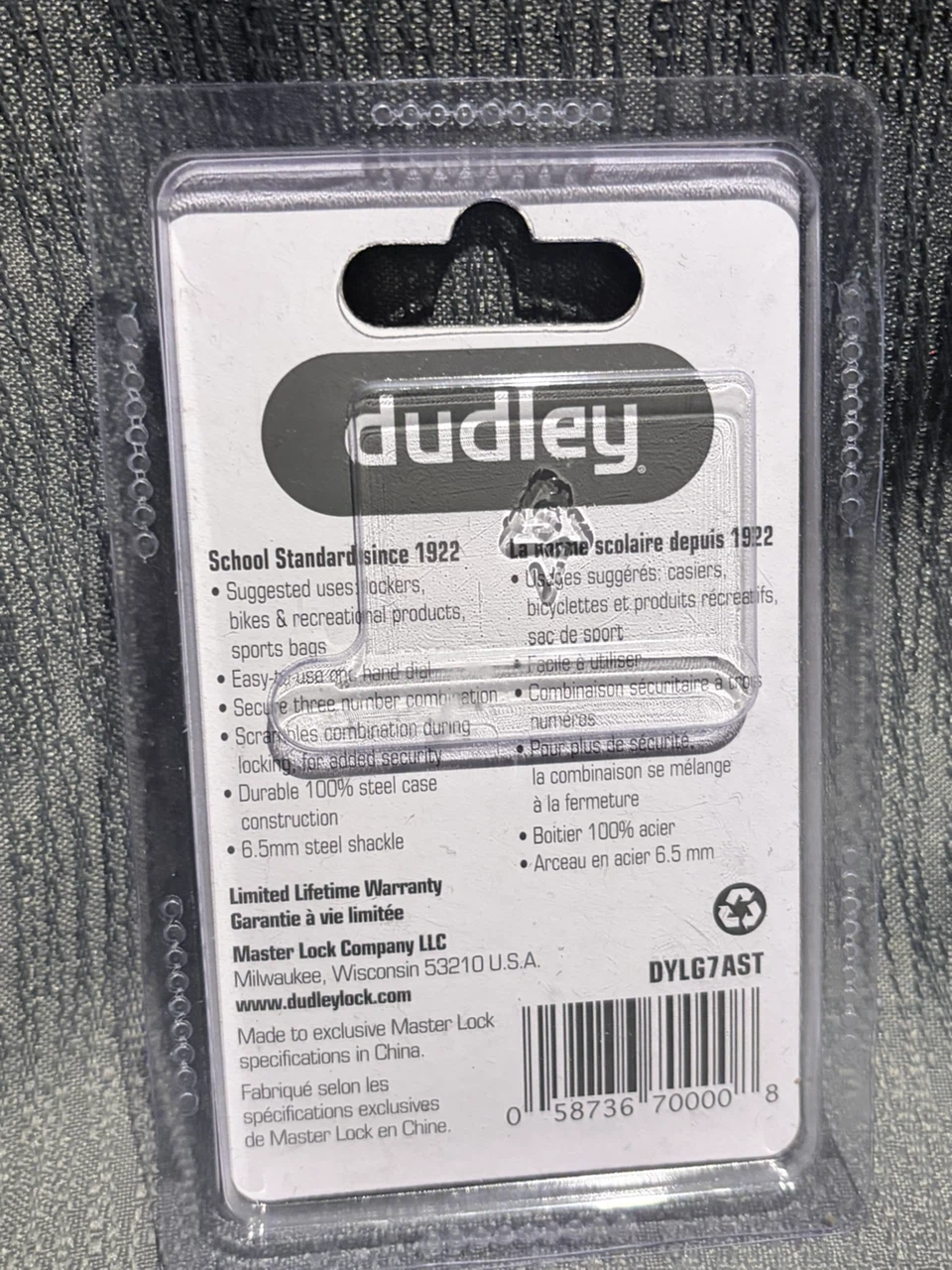 Dudley Combination Lock - photo 2