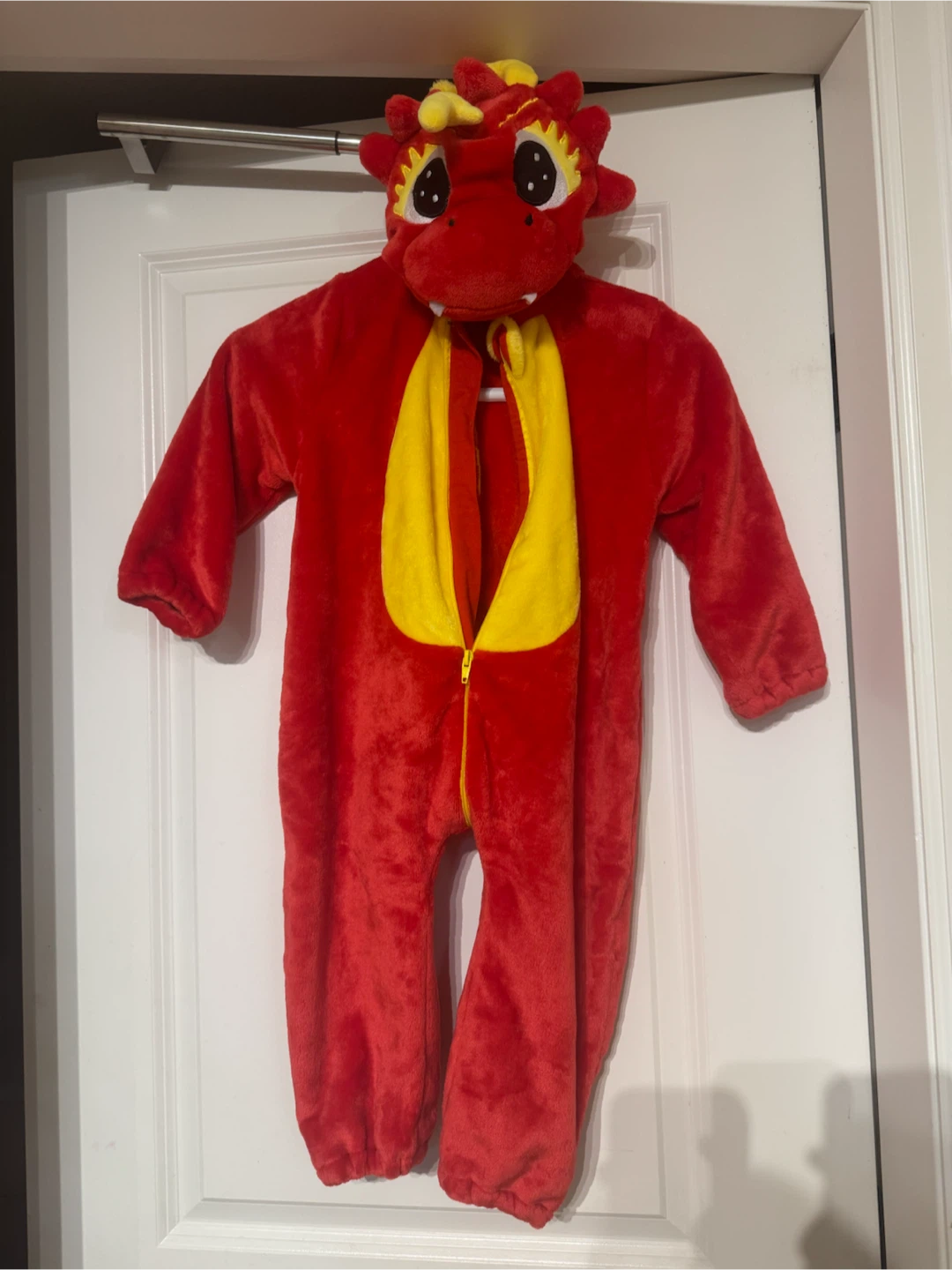 Halloween Kids Red Dragon Costume & Farm Animal Cow Costume - photo 4