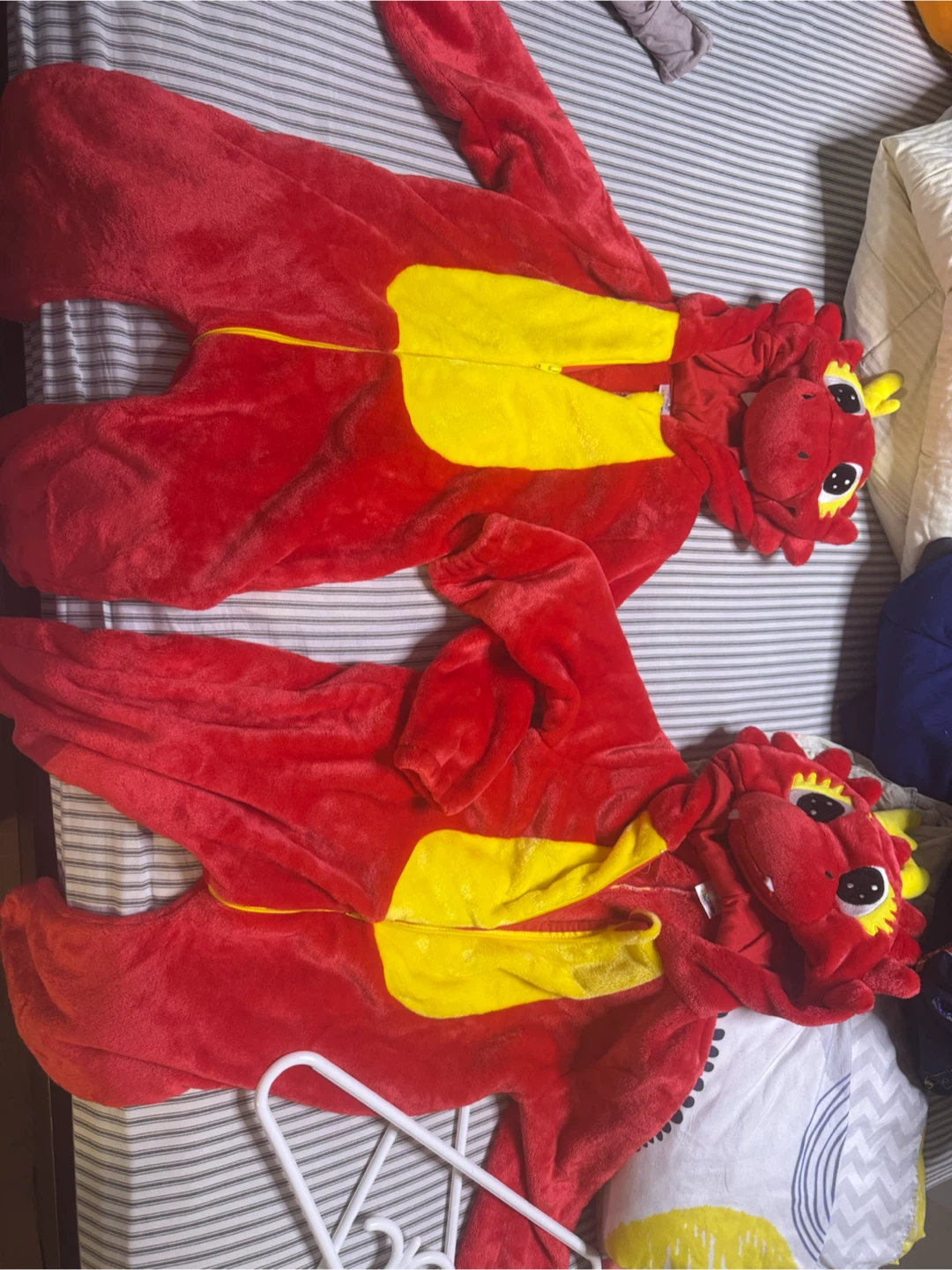 Halloween Kids Red Dragon Costume & Farm Animal Cow Costume - photo 5