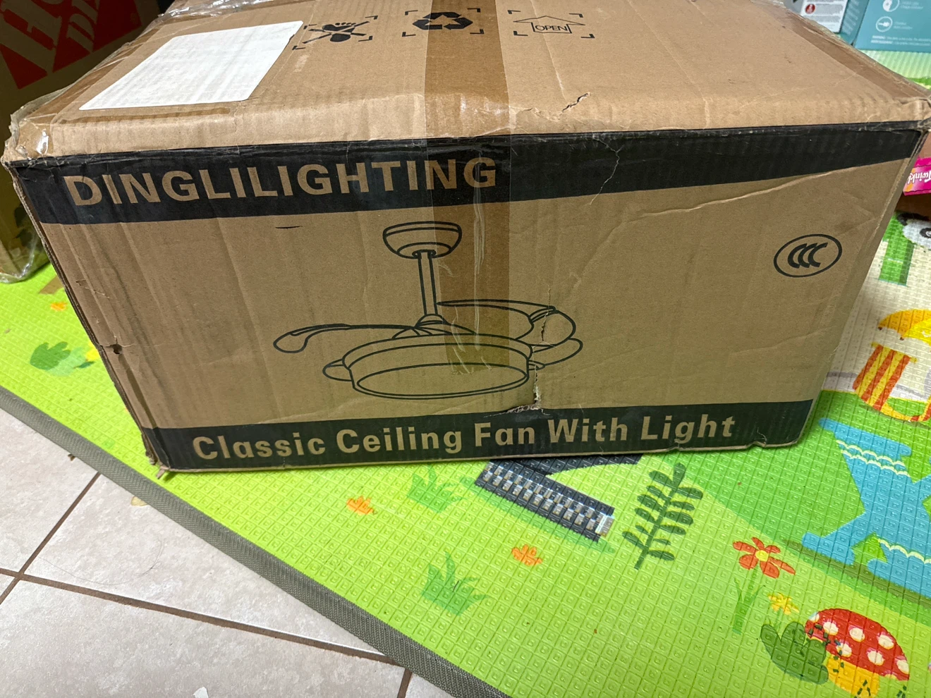 DINGLILIGHTING Classic Ceiling Fan With Light - photo 2