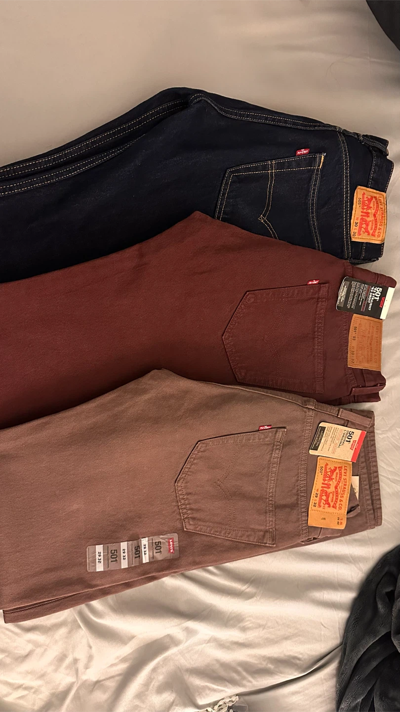 Levi's Mens 501 Jeans - $25 each - Multiple Colours & Sizes