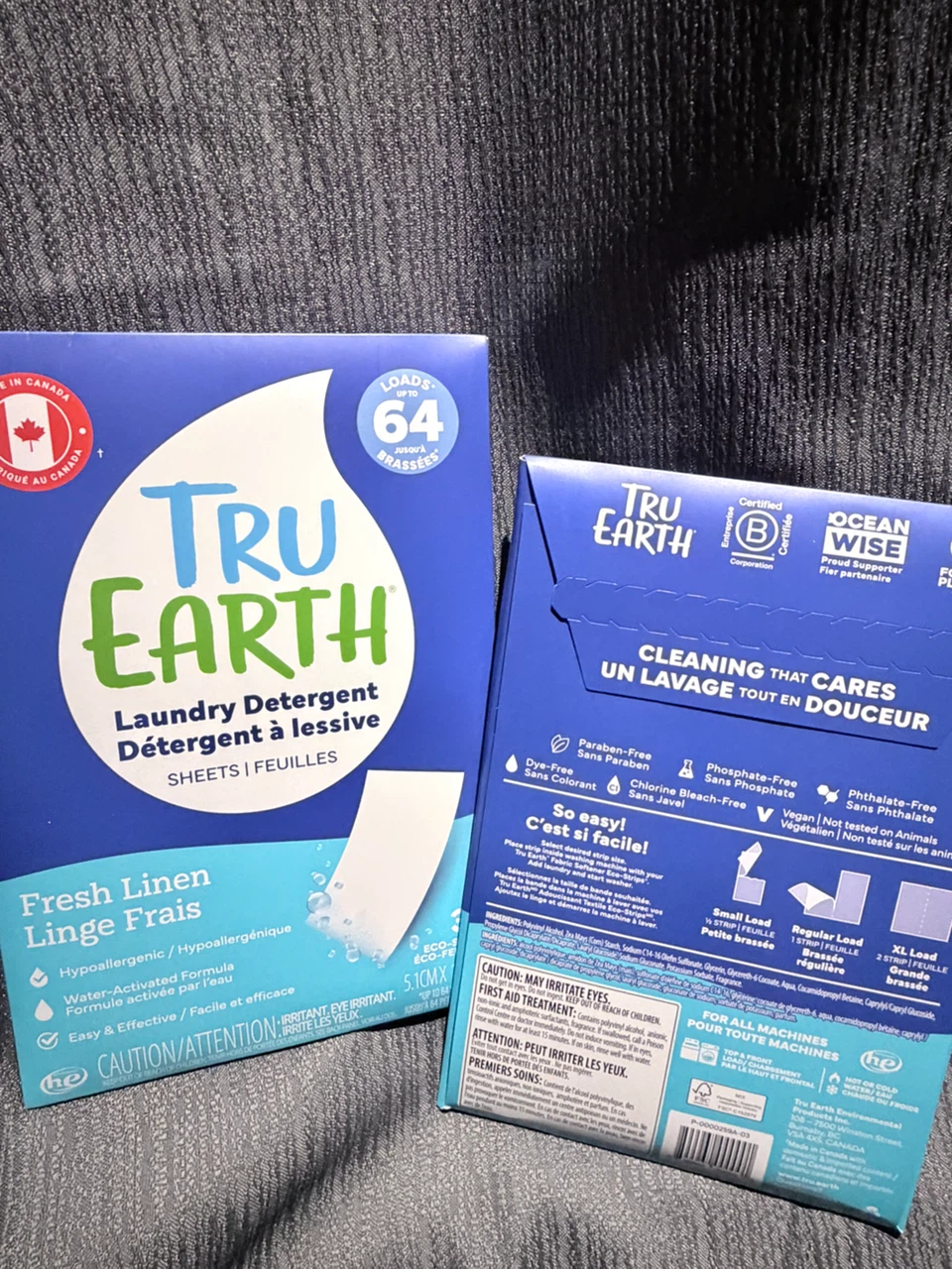 Tru Earth Laundry Detergent Sheets Fresh Linen (2 x 32 Count) - photo 2