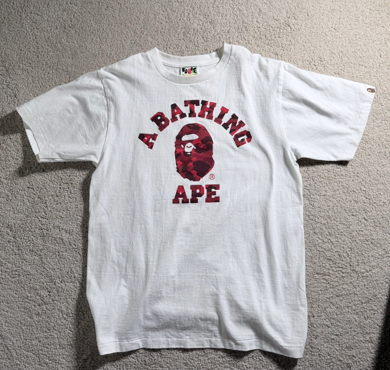 A BATHING APE Camo Tee