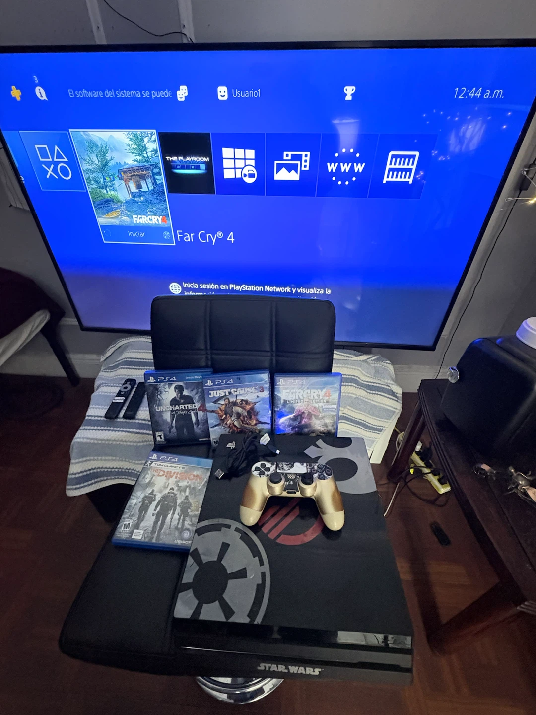 PlayStation 4 Star Wars Edition Console with Games - photo 2