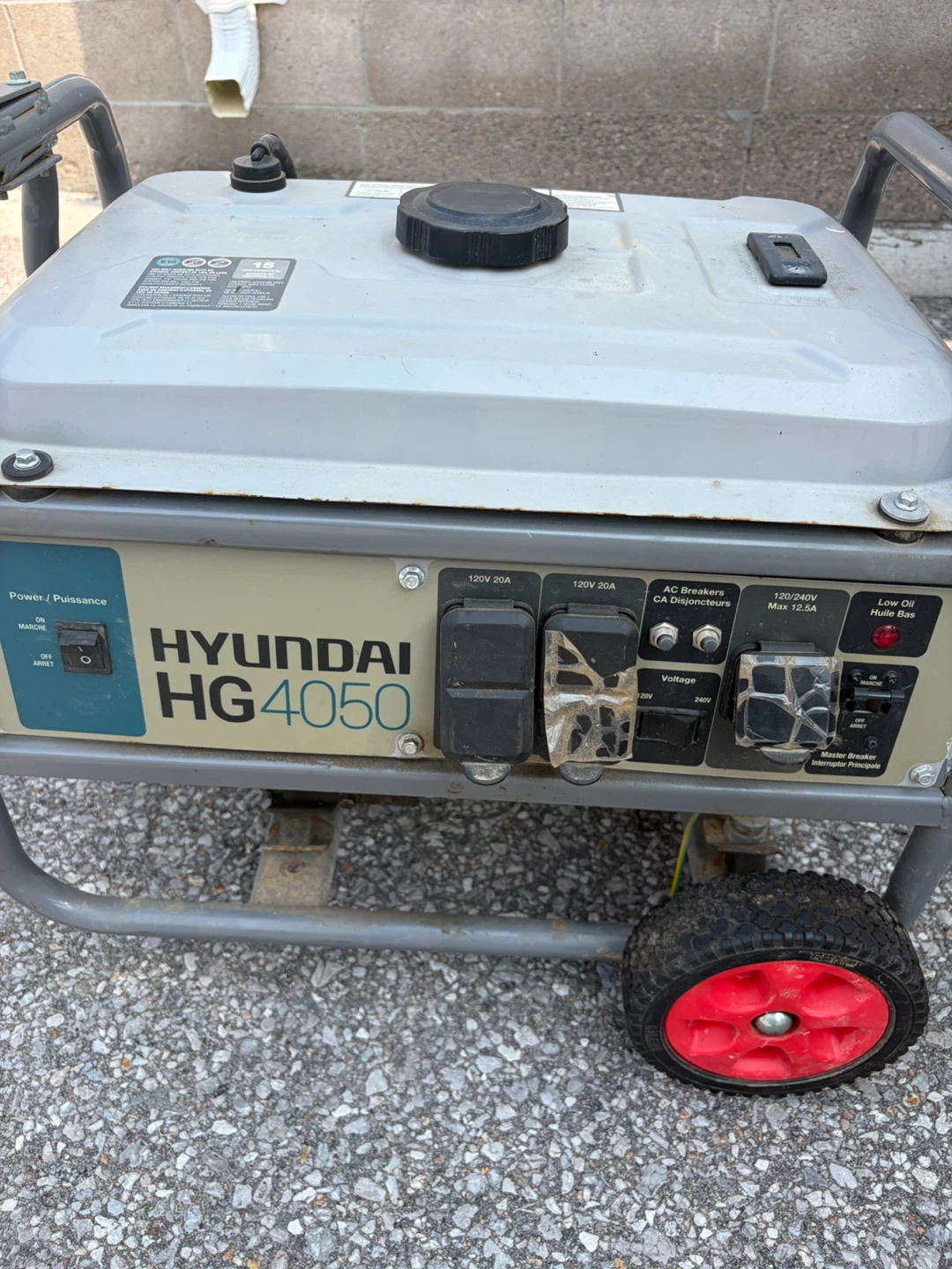 Hyundai HG4050 Generator