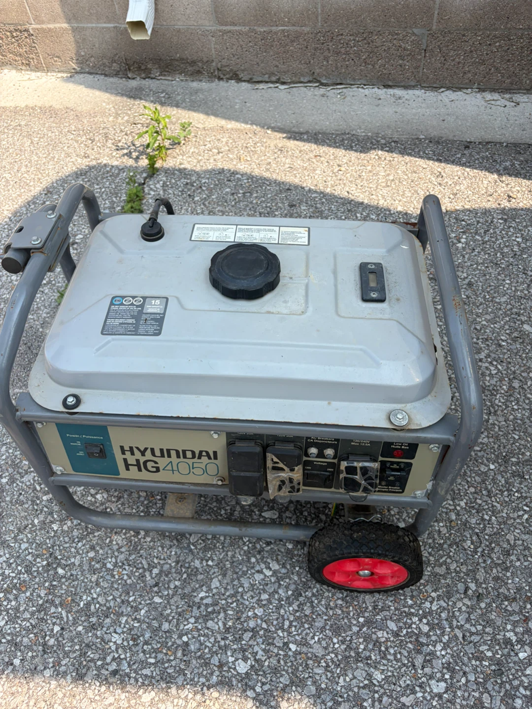 Hyundai HG4050 Generator - photo 5