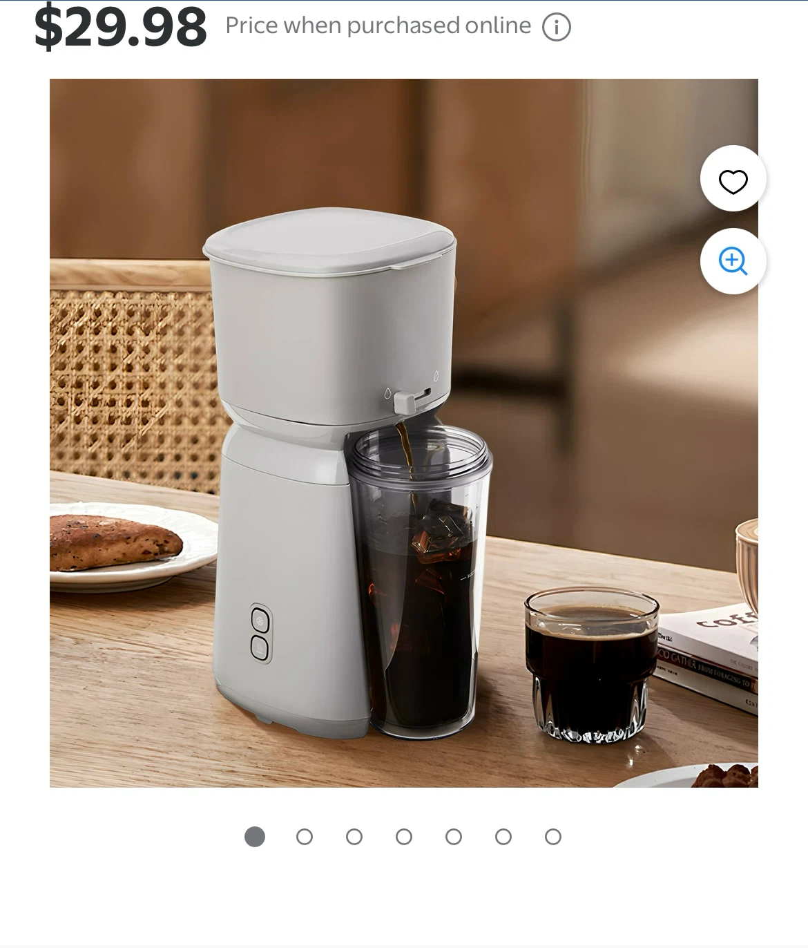 Mainstays Single-Serve Hot and Iced Coffee Maker - photo 4