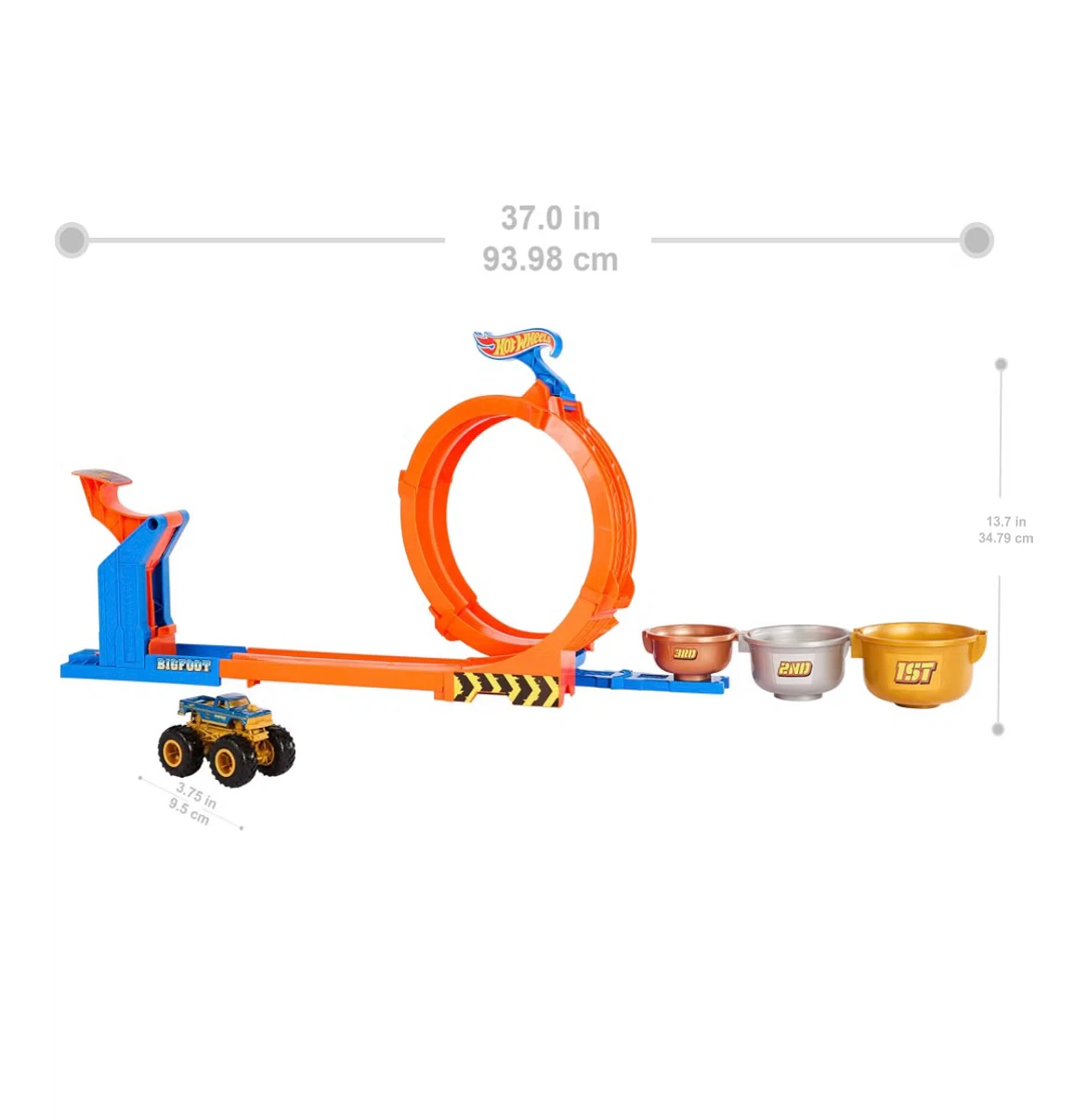 🔥 Hot Wheels Monster Trucks Loop & Flip Challenge - photo 2