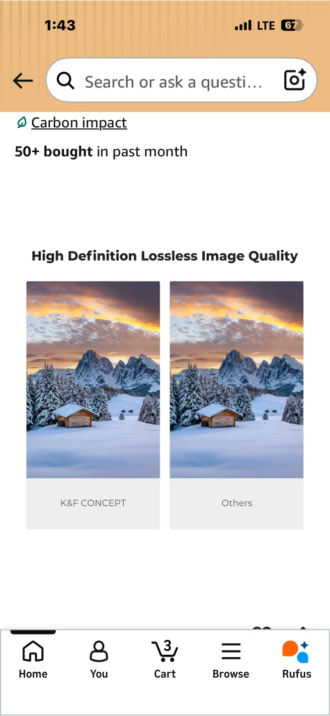 K&F CONCEPT 67mm Variable ND Filter ND2-ND400 - photo 4