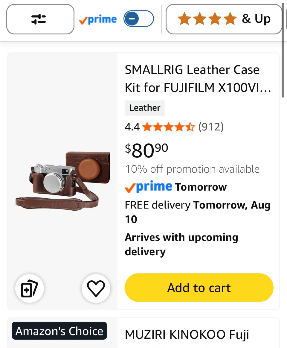 SMALLRIG Leather Camera Case Kit for FUJIFILM X100VI