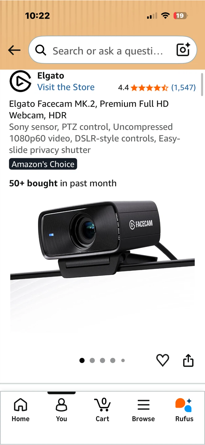 Elgato Facecam MK.2 Premium Full HD Webcam - photo 2