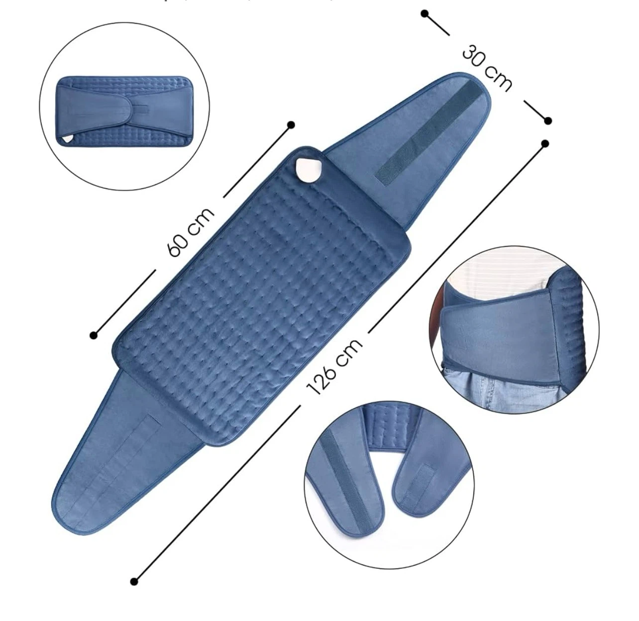 BRAND NEW Navy Blue Heated Back Wrap - photo 5
