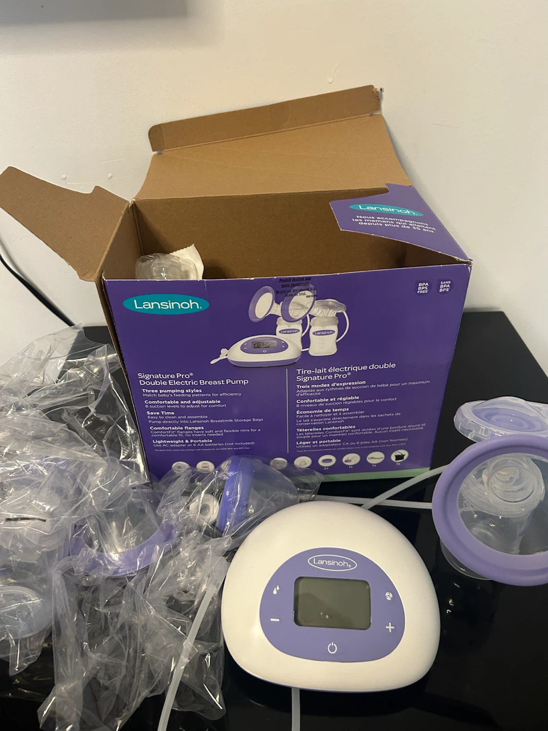 Lansinoh Signature Pro Electric Breast Pump & Milk Bags - photo 2