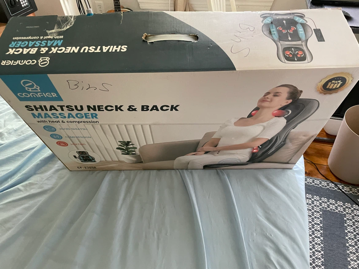 Comfier Shiatsu Neck & Back Massager - photo 3