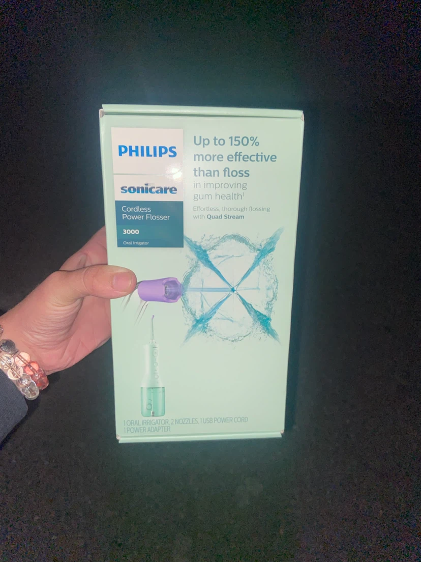 Philips Sonicare 3000 Cordless Power Flosser Oral Irrigator