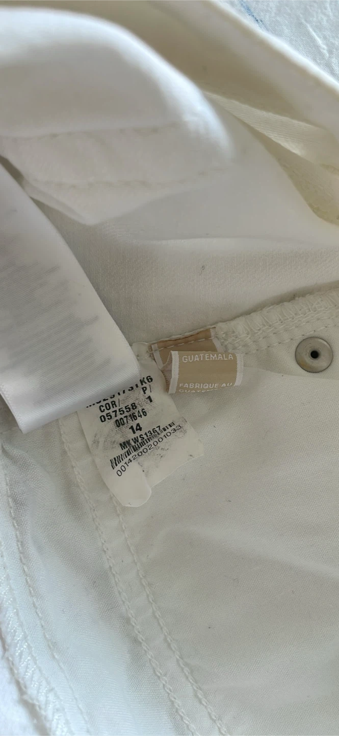 White jeans Size 14 - photo 5