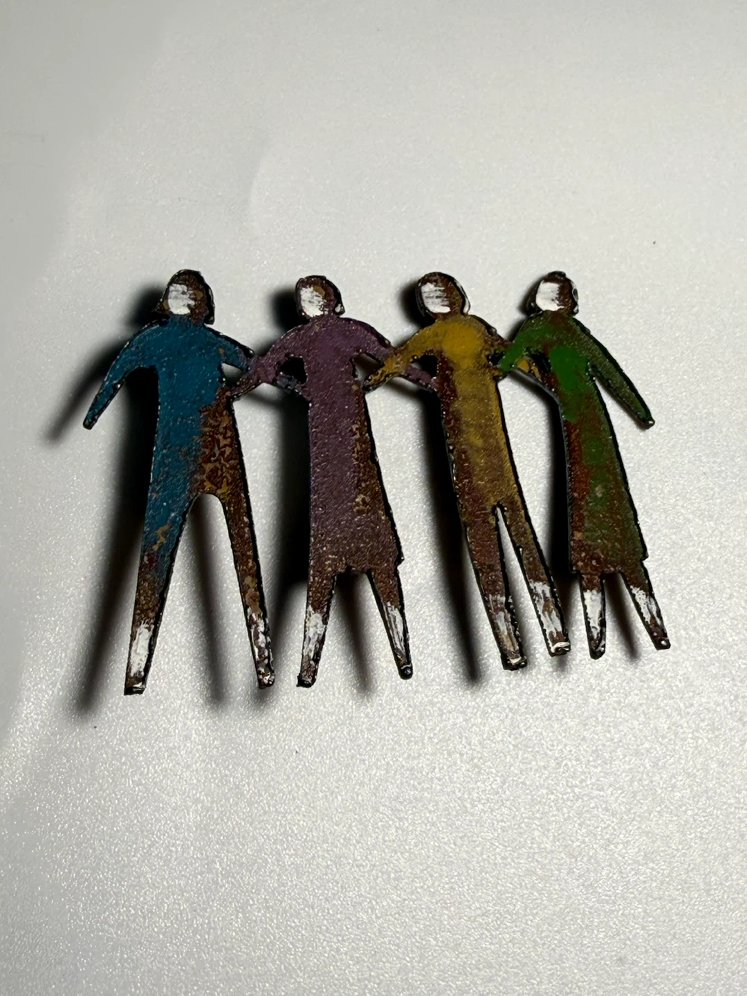 Brooch Pin - 4 Figures