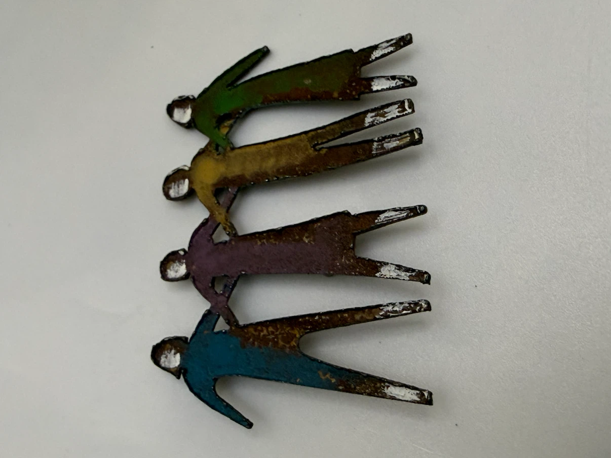 Brooch Pin - 4 Figures - photo 4